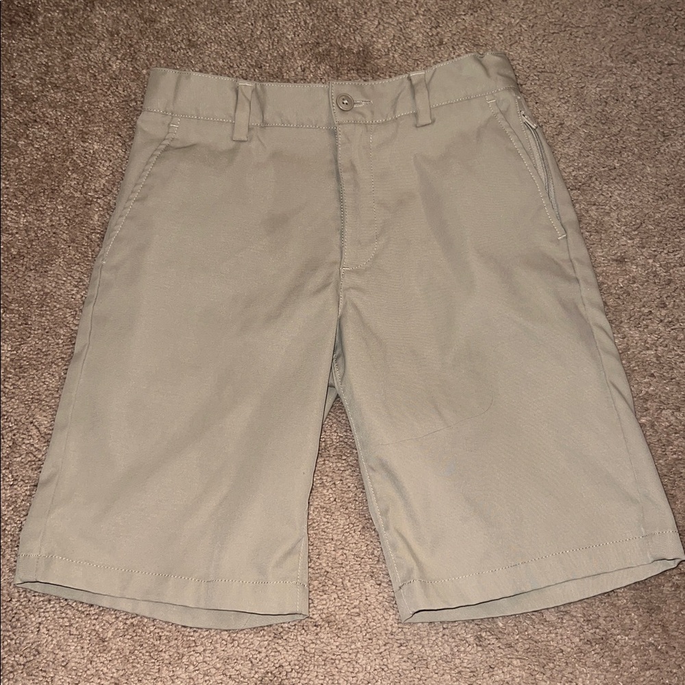 Lands’ End Boys Chino Shorts – Khaki, Youth Size 10 (Excellent Condition)